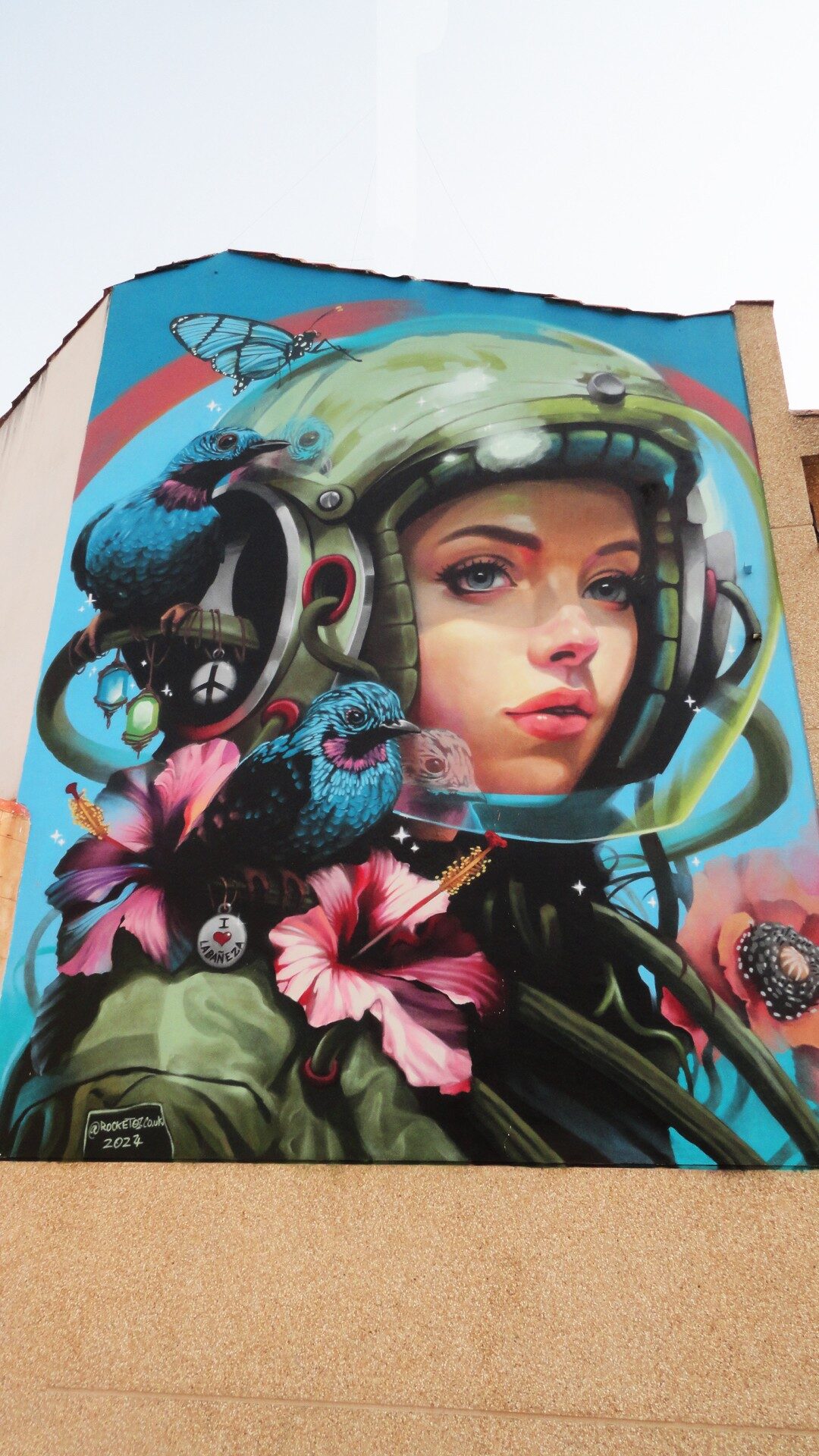 Warriors in a Garden — Street art de Rocket01 à La Bañeza