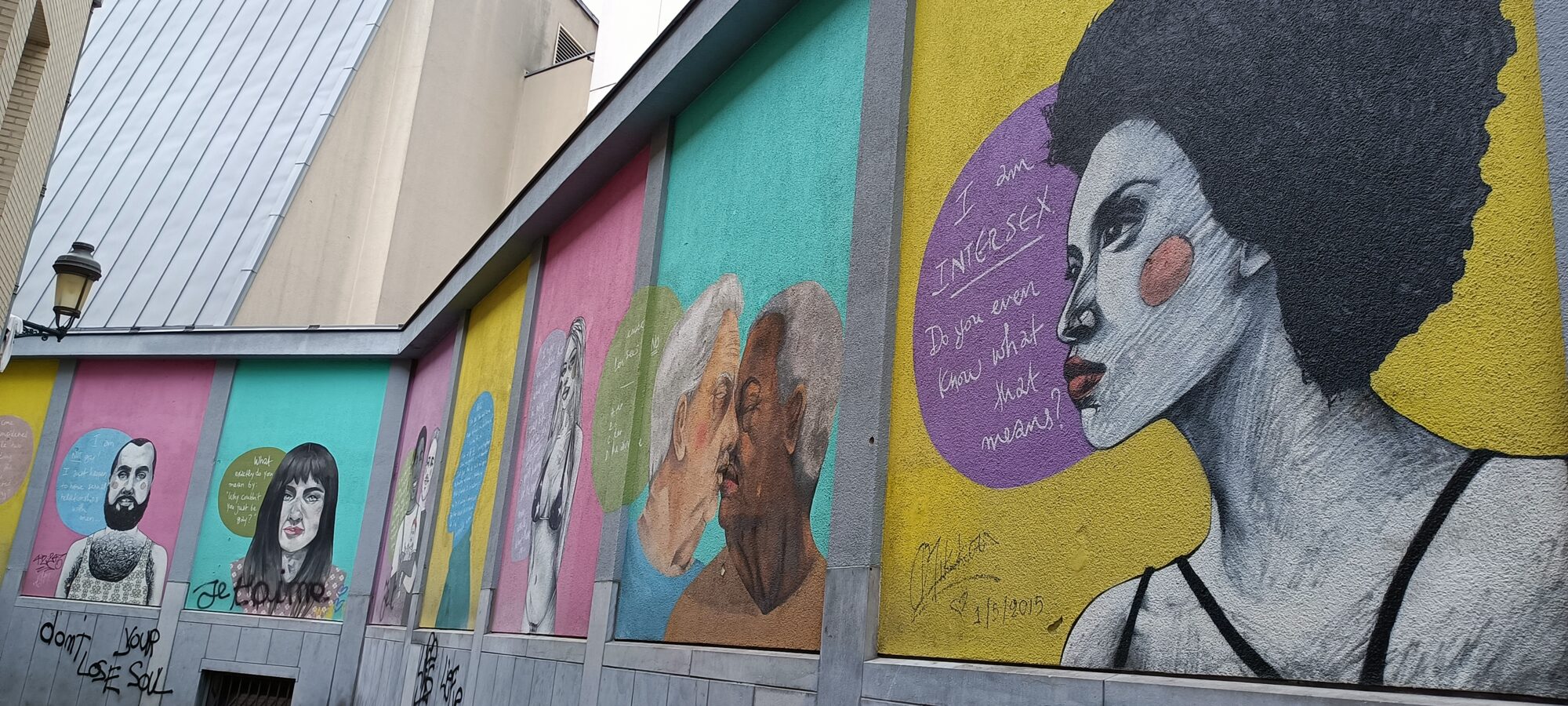 LGBTQI Portraits by Fotini Tikkou — Street art by Fotini Tikkou in Bruxelles
