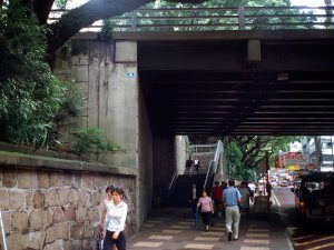 HK_04, Space Invader on Haiphong Road — Street art by Invader in Hong Kong
