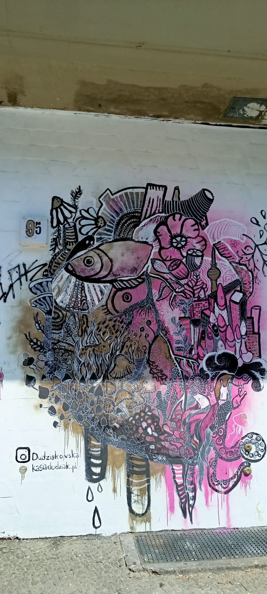 Pink Heart by Kasia Dudziak — Street art by Kasia Dudziak in Berlin