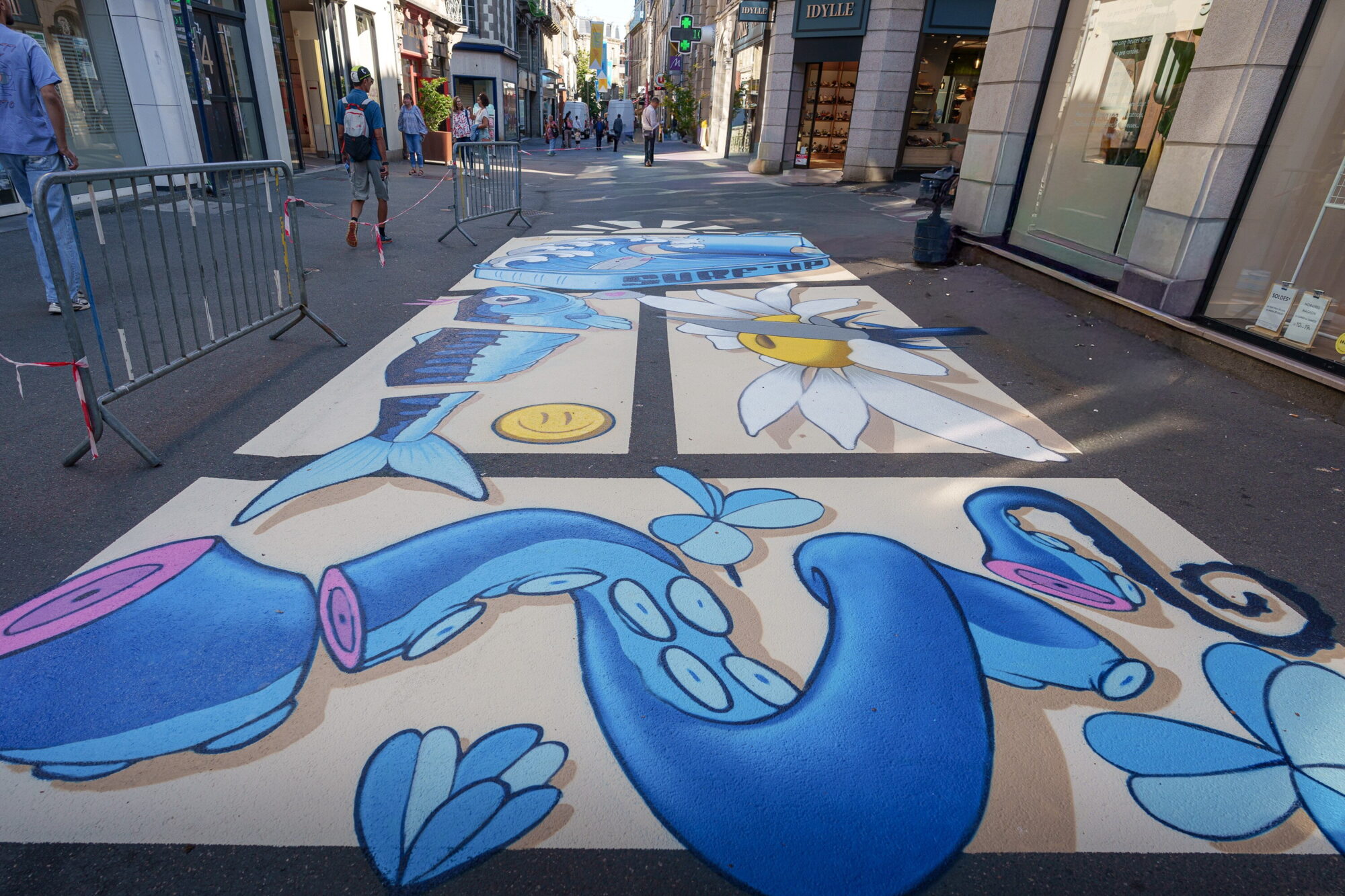 Syrk's Floor Mural — Street art by Syrk in Saint-Brieuc