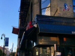 NY_182, Space Invader on 527 6th Avenue — Street art by Invader in New York