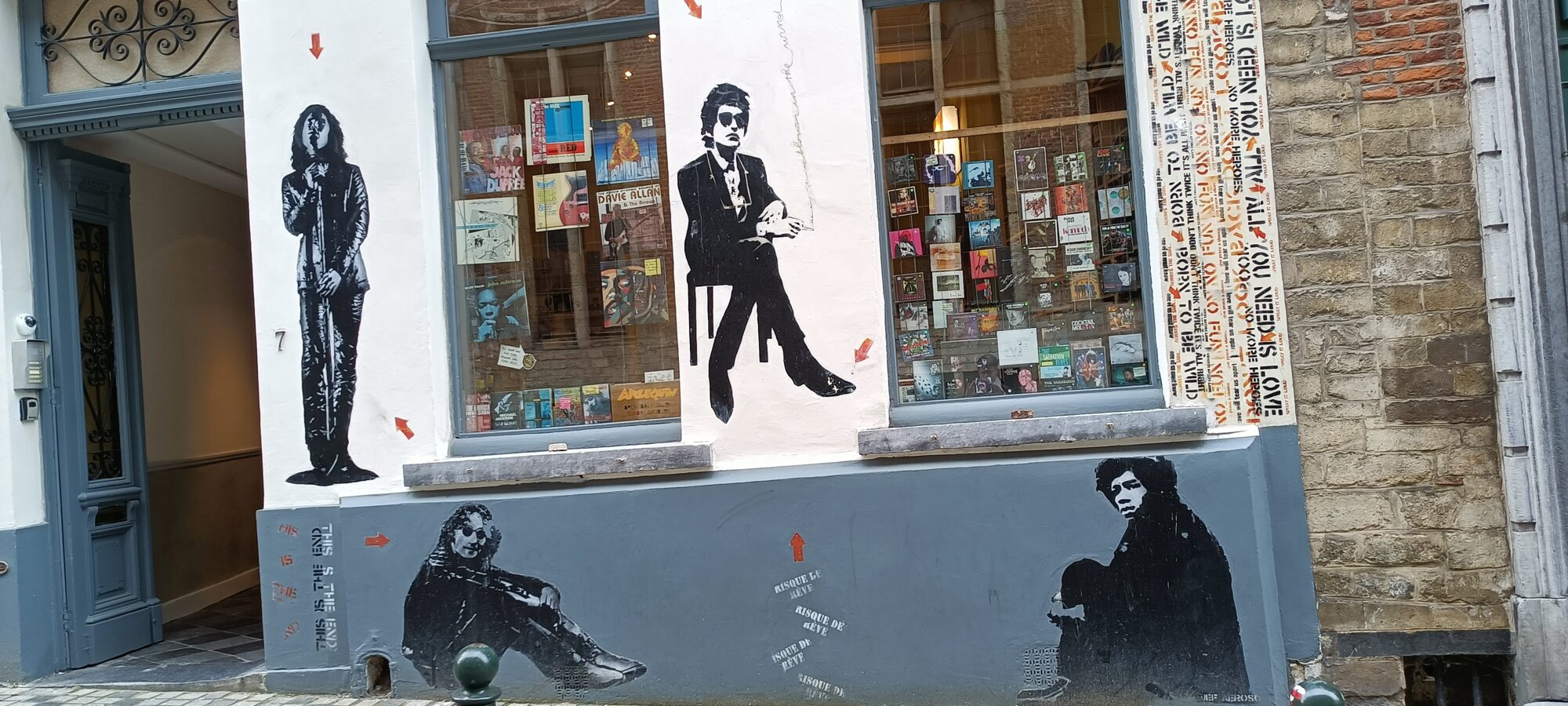 Musician Stencils by Jef Aérosol — Street art by Jef Aérosol in Bruxelles