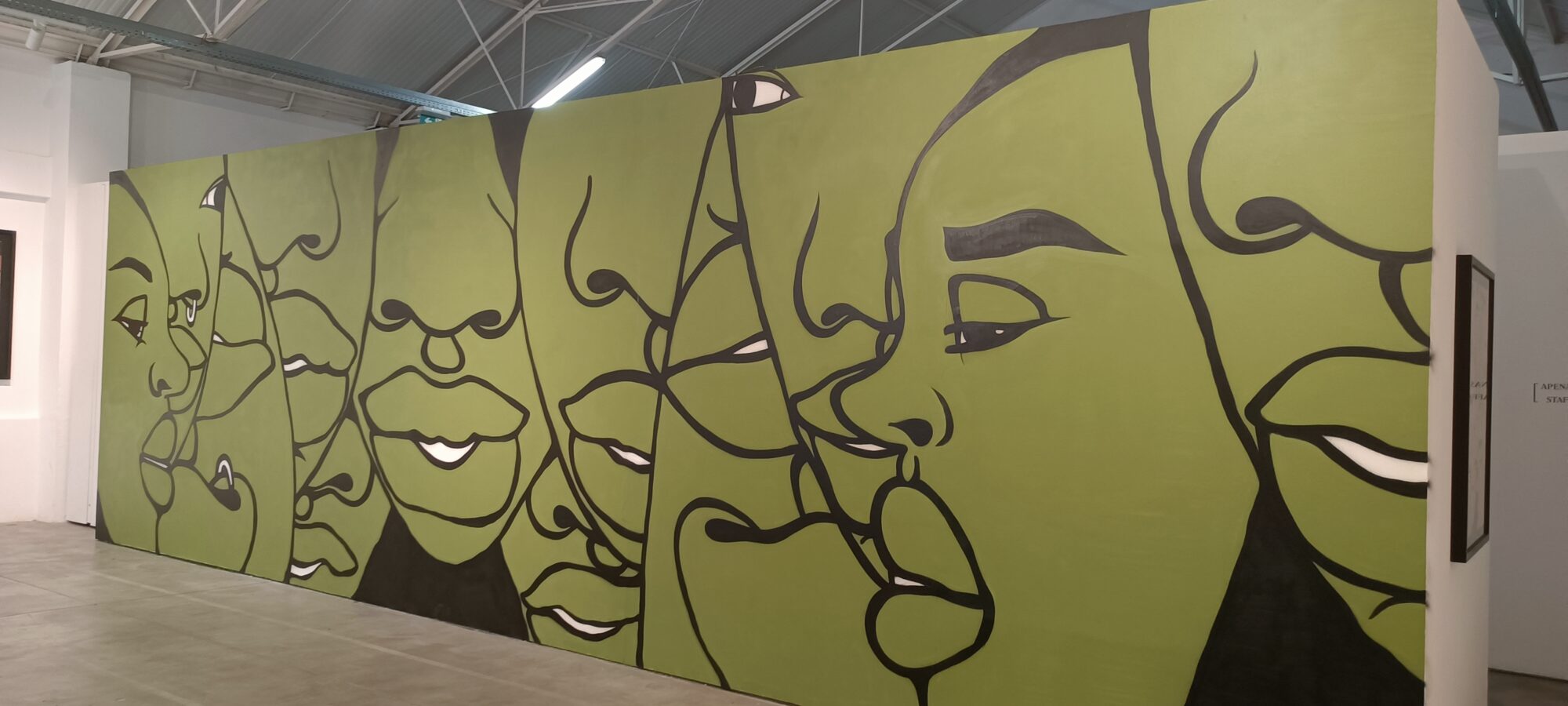 Layered Line Faces, Galeria Underdogs — Street art in Lisboa