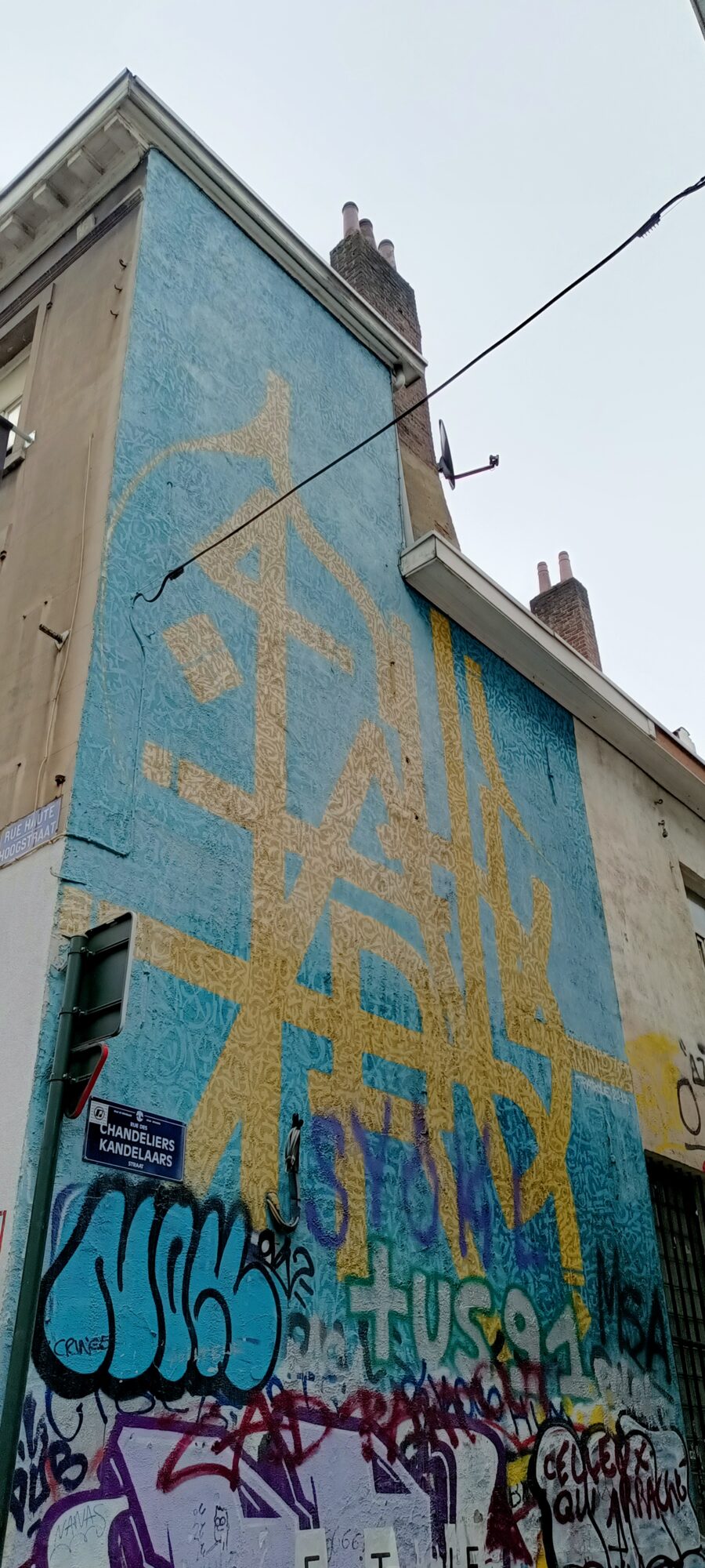 Metaparole par Parole — Street art de Parole à Bruxelles