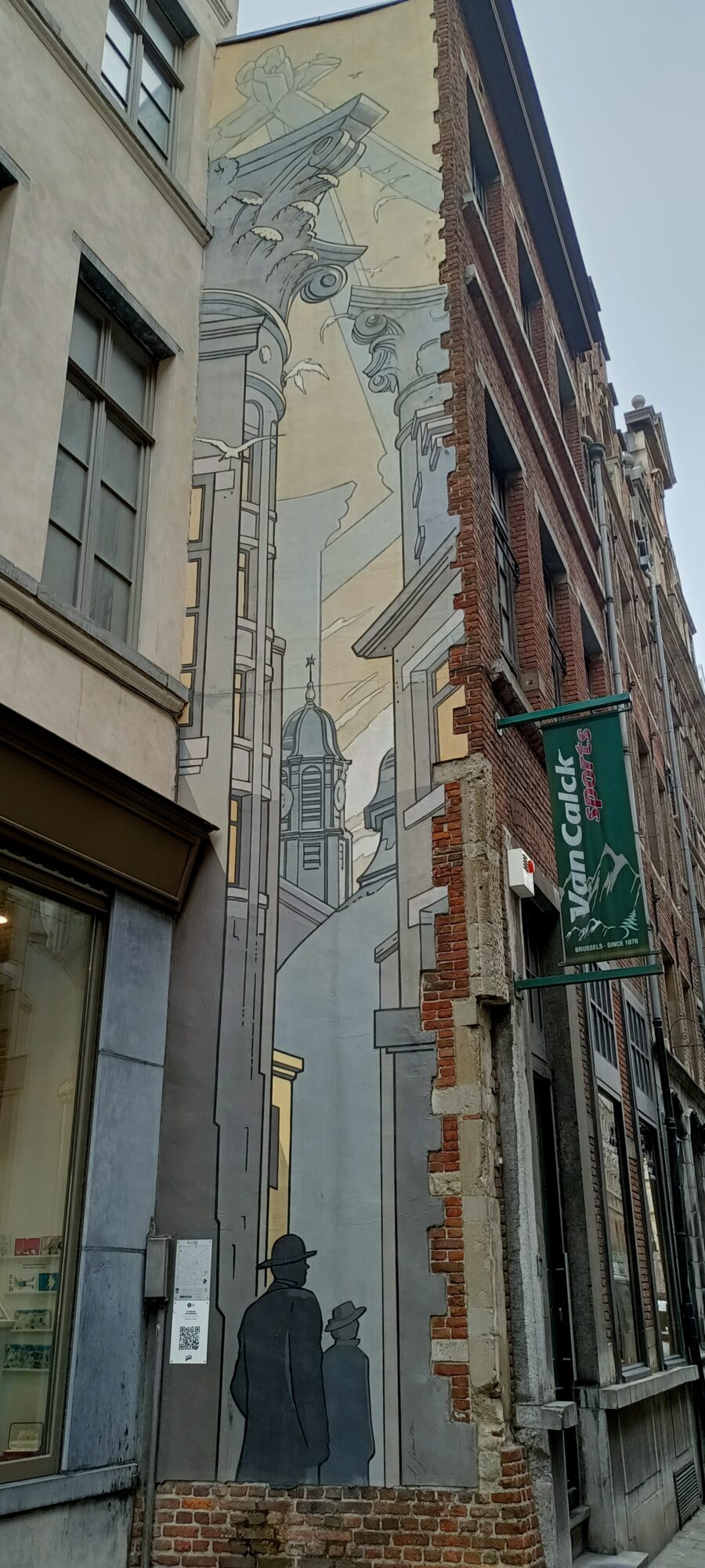 Le Passage by François Schuiten — Street art by François Schuiten in Bruxelles