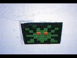 TK_45, Space Invader on Jingumae 5-chōme — Street art by Invader in Tokyo