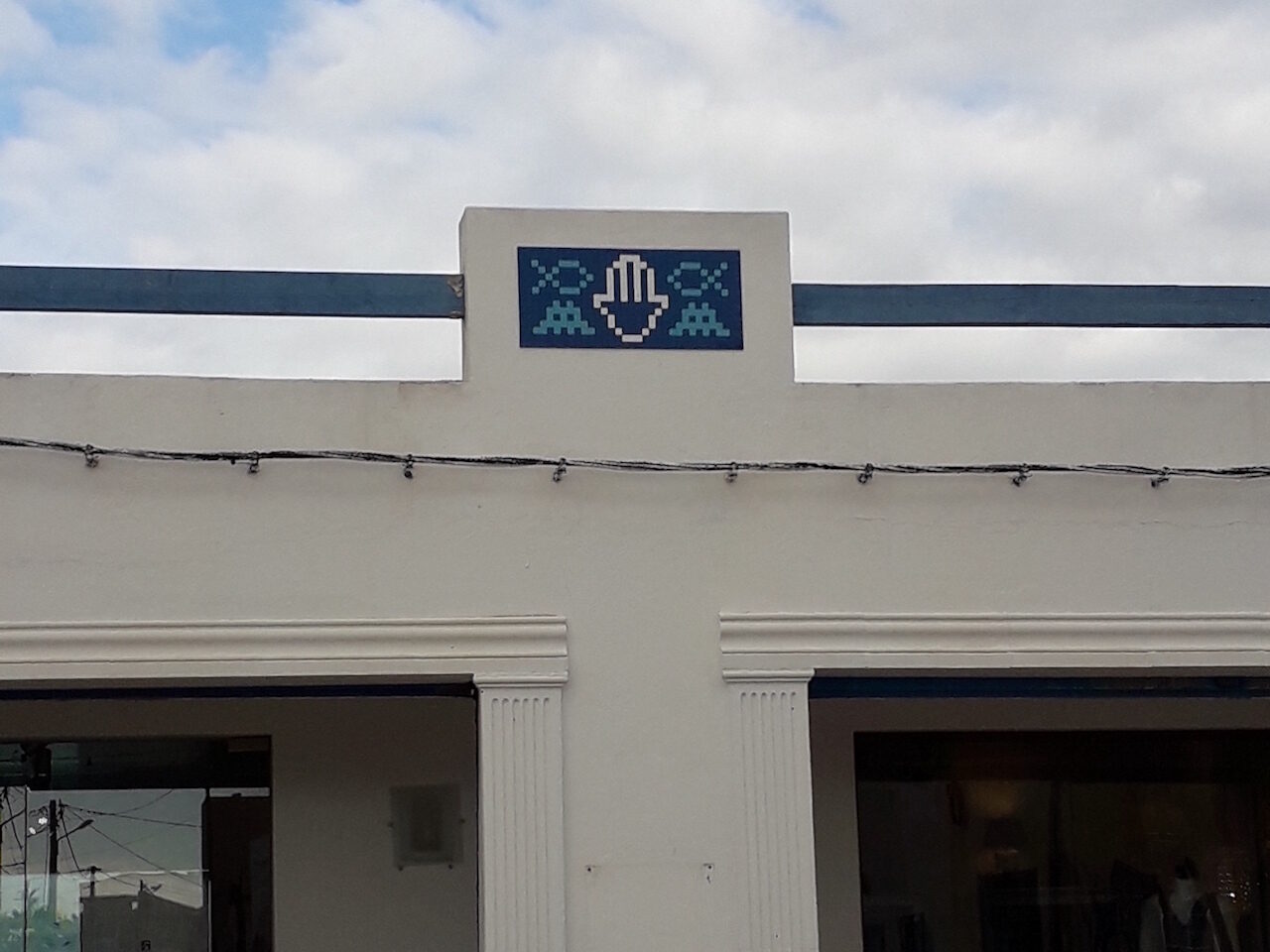 DJBA_03, Space Invader on Marché Erriadh — Street art by Invader in Erriadh