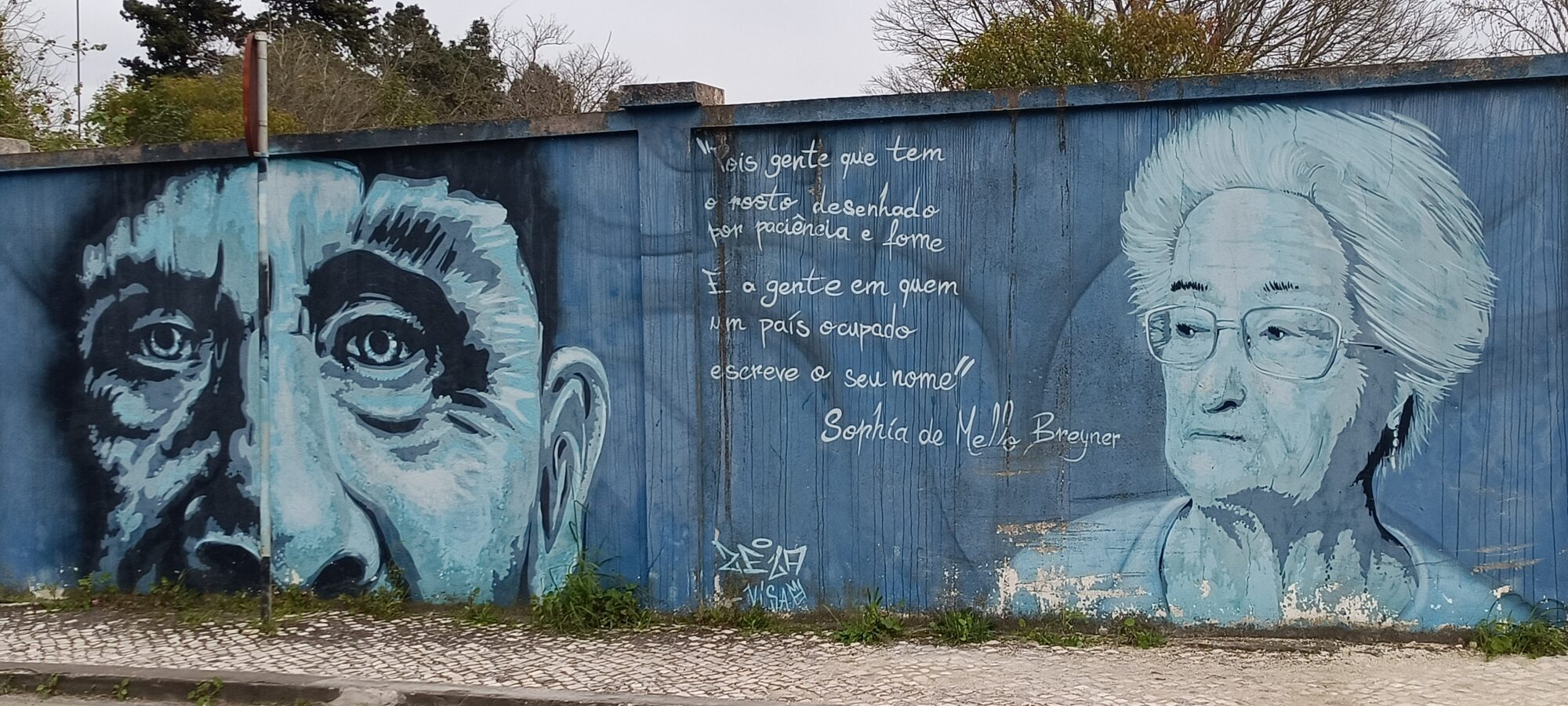 Hommage à Sophia de Mello Breyner — Street art à Lisboa
