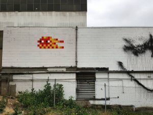 LA_198, Space Invader de West Temple Street — Street art de Invader à Los Angeles