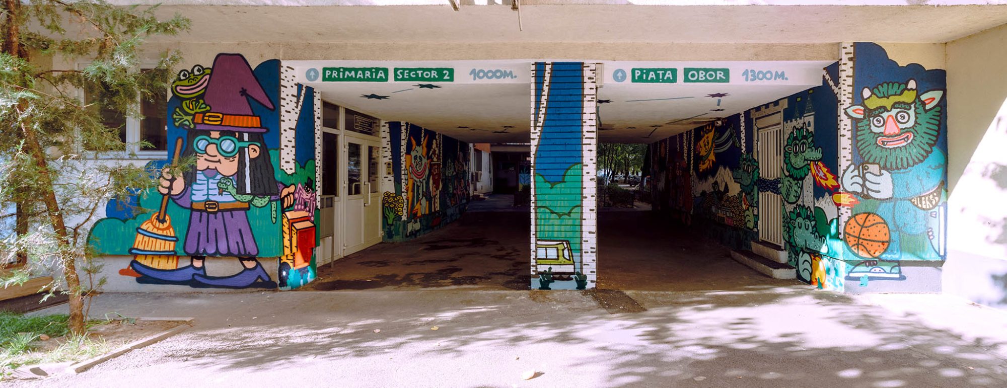 Tales - Folklore des Balkans — Street art de Aleksi Ivanov à Bucharest
