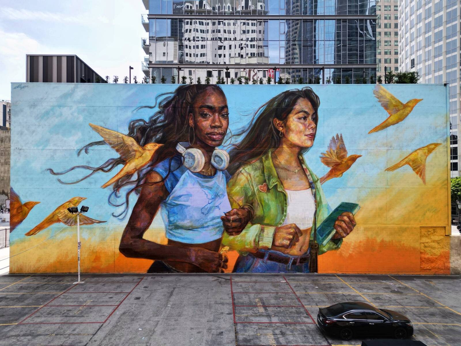 Soaring Higher — Street art by Emily Ding in Los Angeles
