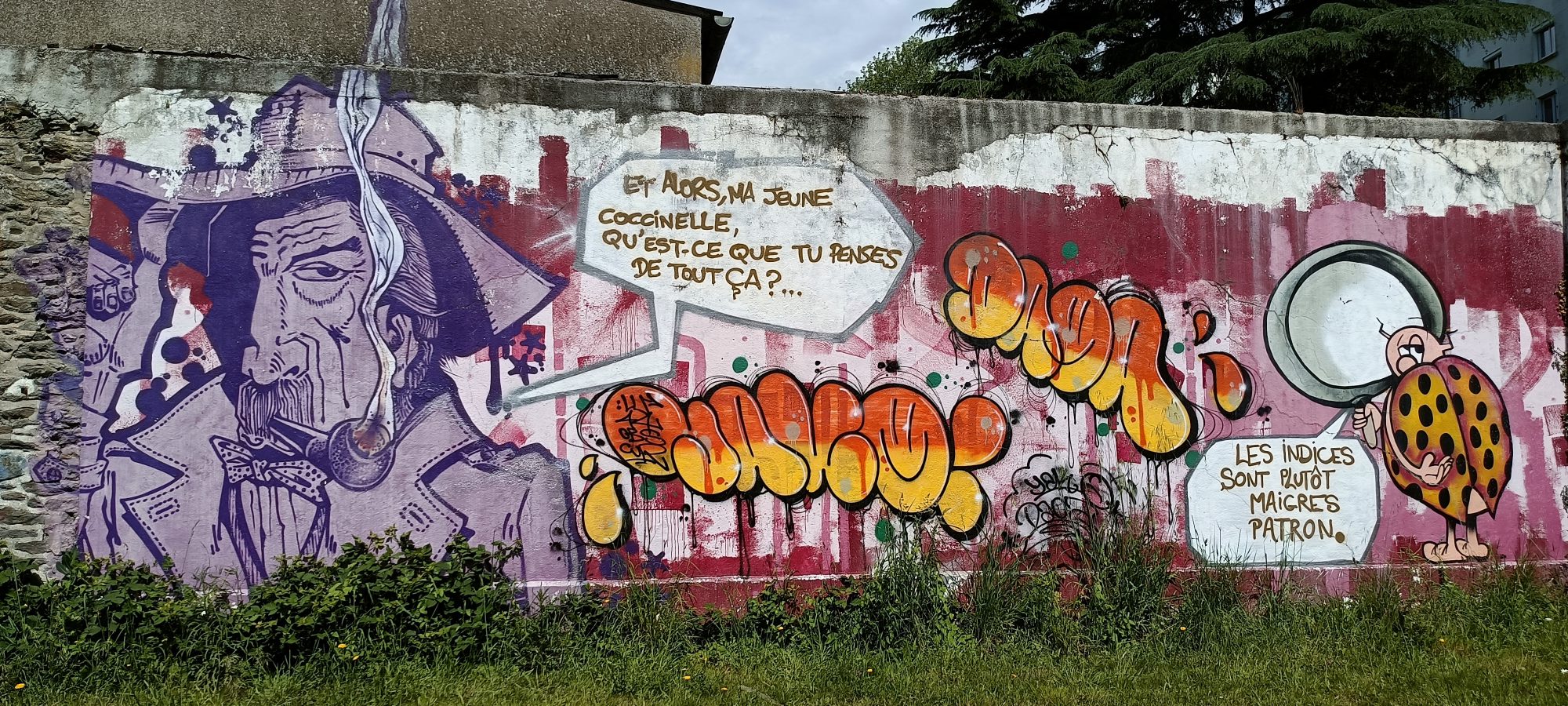 The Gentleman and Jinko — Street art in Nantes