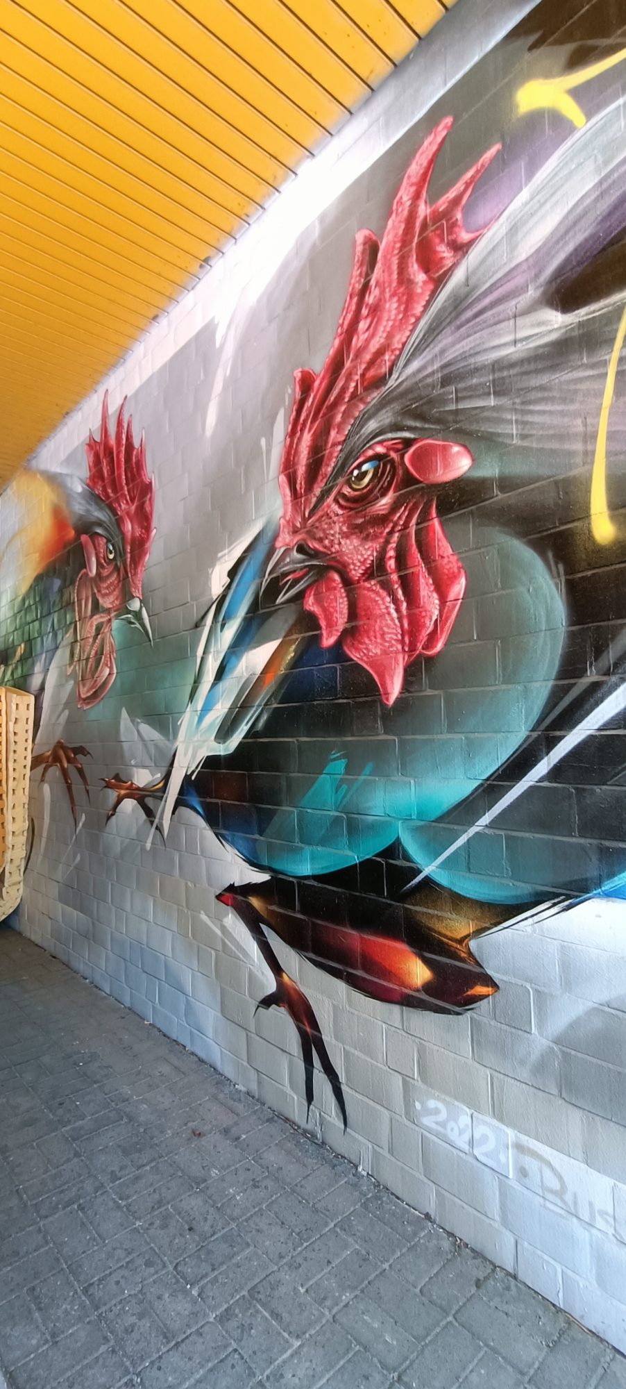 Cage Fight de Timo Waldner — Street art de Timo Waldner à Berlin
