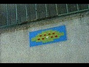 TK_17, Space Invader on Udagawachō — Street art by Invader in Tokyo