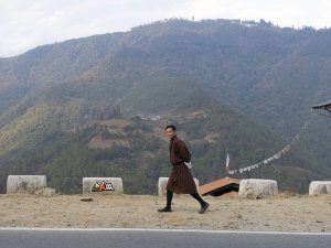 BT_06, Space Invader on PNH 1 — Street art by Invader in Punakha