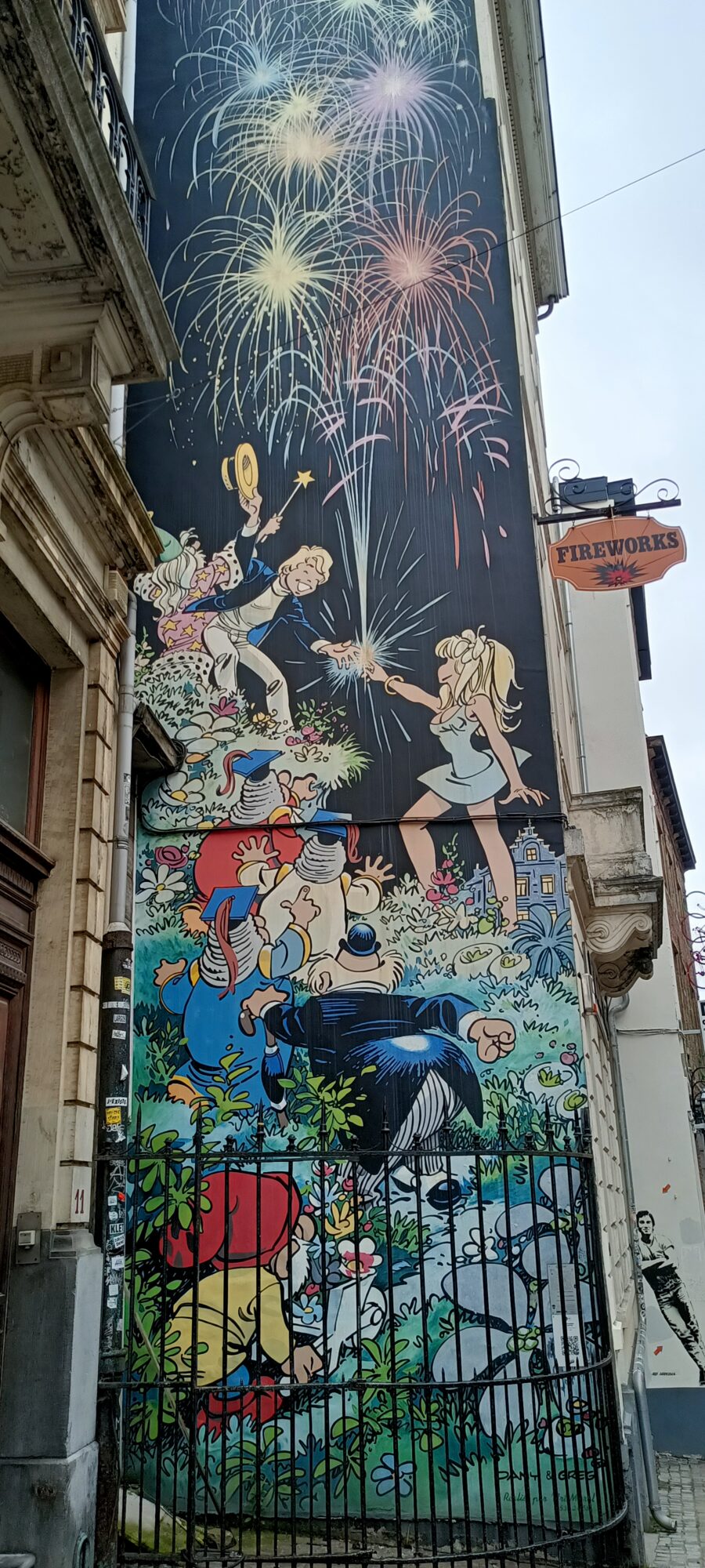 Olivier Rameau by Dany and Greg — Street art by Dany, Greg in Bruxelles