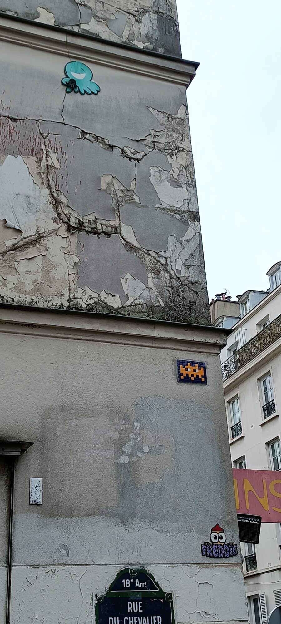 PA_239, Space Invader de la rue du Chevalier-de-la-Barre — Street art de Invader à Paris