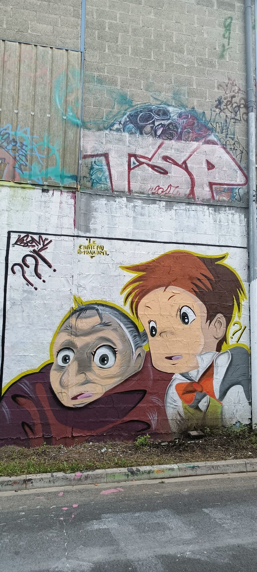 Le Château ambulant, Sophie et Markl — Street art à Reims