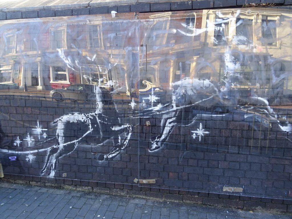 God Bless Birmingham, les rennes du Jewellery Quarter — Street art de Banksy à Birmingham