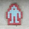 GNV_02, Space Invader du quai des Forces-Motrices — Street art de Invader à Genève