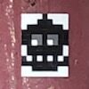 GRN_23, Space Invader on Cours Jean Jaurès — Street art by Invader in Grenoble