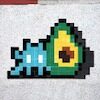 LA_202, Space Invader de Lilac Place — Street art de Invader à Los Angeles