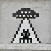 LA_205, Space Invader on 634 Mateo Street — Street art by Invader in Los Angeles