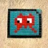 LA_31, Space Invader on Medical Plaza Driveway — Street art by Invader in Los Angeles