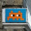 LDN_24, Space Invader on Trumans Brewery, 91 Brick Lane — Street art by Invader in London