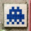 PA_49, Space Invader on Rue Oberkampf — Street art by Invader in Paris