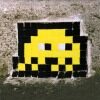 PA_76, Space Invader on Rue Jeanne-d'Arc — Street art by Invader in Paris
