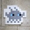 PA_93, Space Invader at Port du Louvre — Street art by Invader in Paris