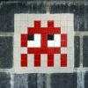 RTD_21, Space Invader on Westersingel 17–27 — Street art by Invader in Rotterdam