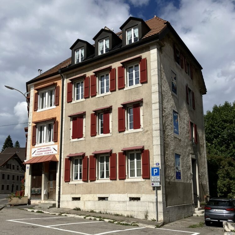 Notre planète bleue — Street art de Carolus à La Chaux-de-Fonds