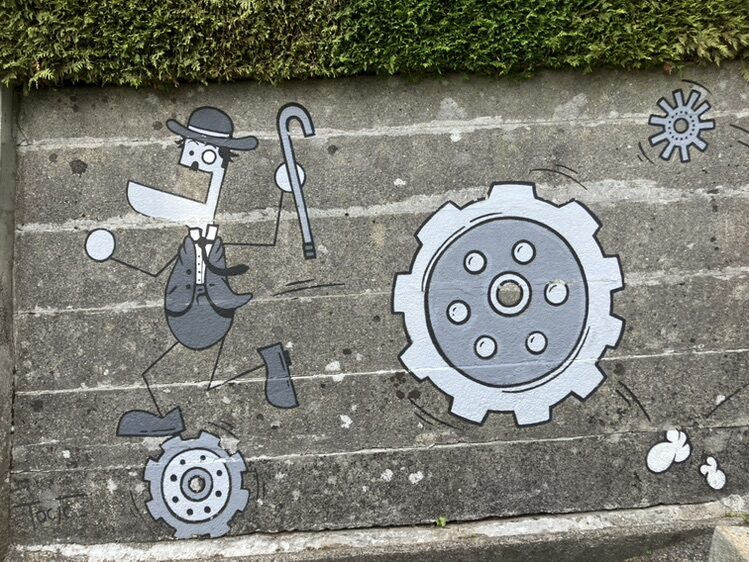 The Dudusses in Le Locle, 2021 — Street art by TocToc in Le Locle