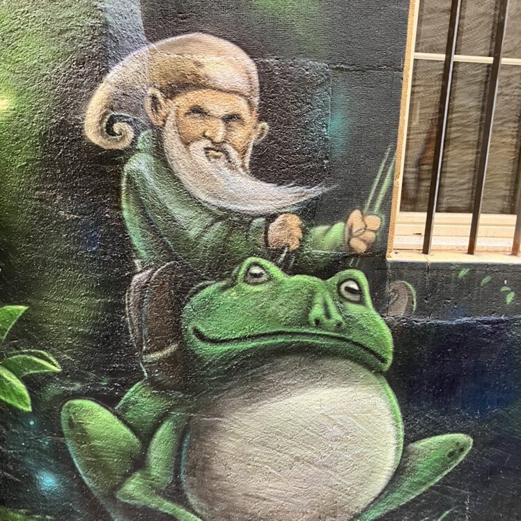 Undergrowth in Shades of Green — Street art in Neuchâtel