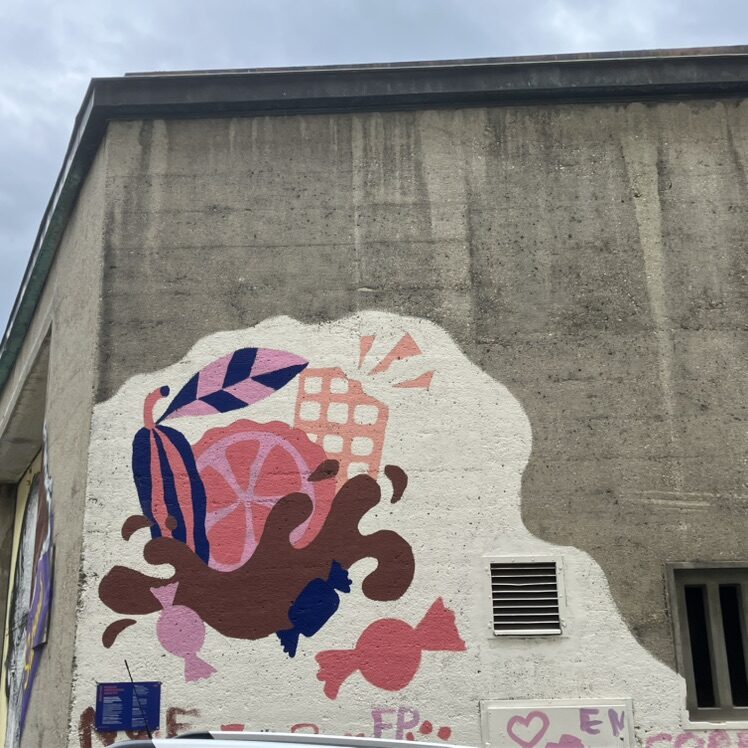 Fruit sweets — Street art in Neuchâtel