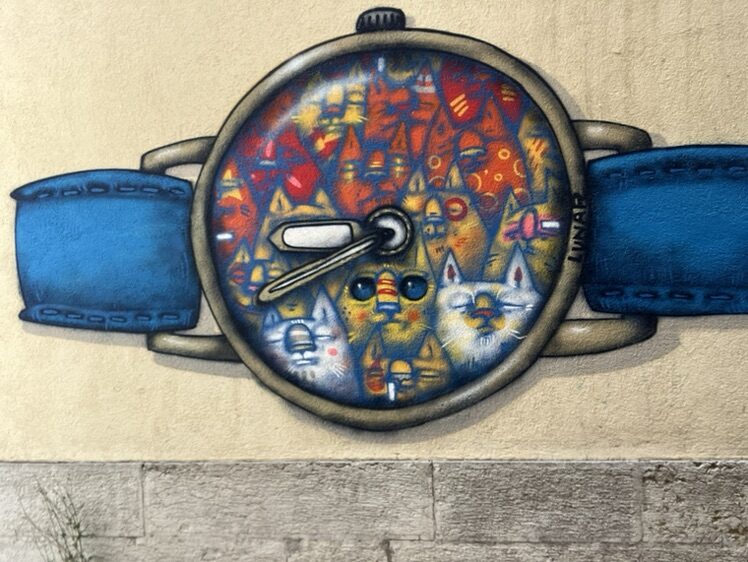 Doomsday Watch — Street art by Lunar in Le Locle