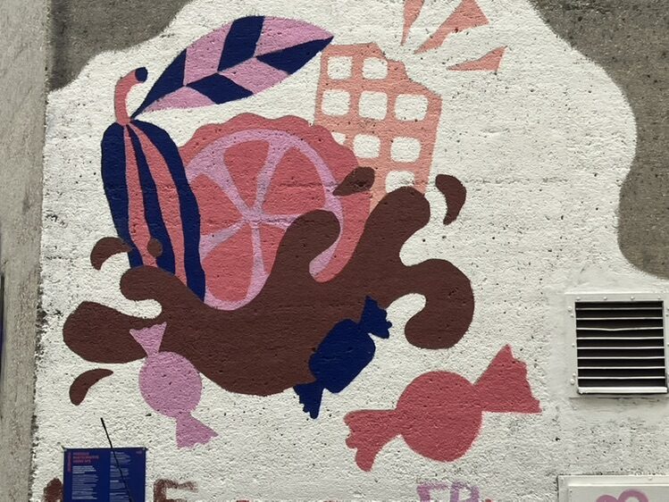 Fruit sweets — Street art in Neuchâtel