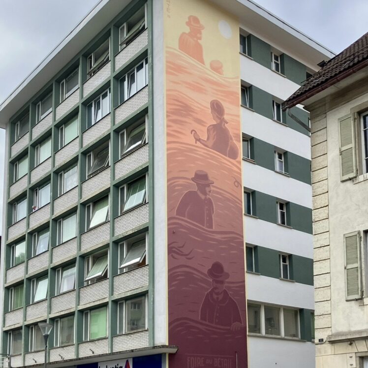 Foire au bétail — Street art de Reskate à Le Locle