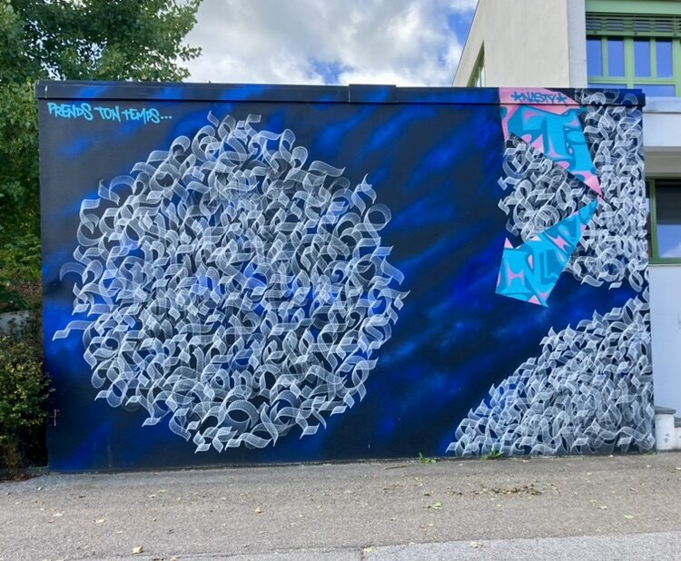 Prends ton temps — Street art de Nasty à Le Locle