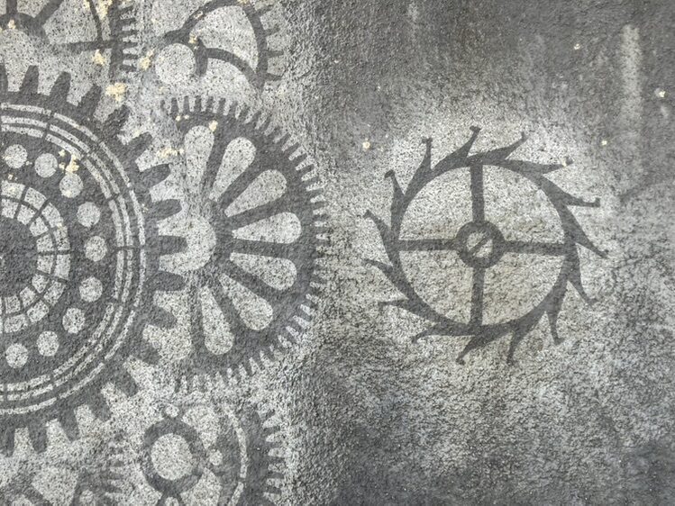 Quand le temps passe, quelque chose s'efface — Street art de Philippe Chevrinais à Le Locle