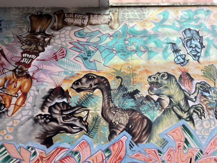 "Dream Style" collective mural — Street art in La Chaux-de-Fonds