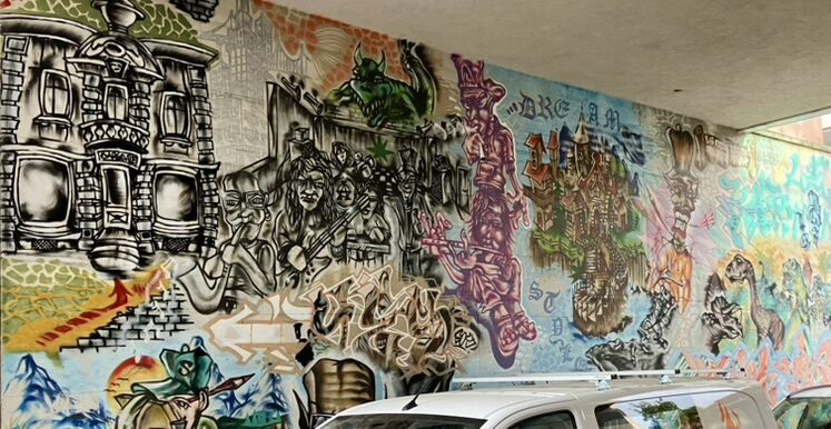 "Dream Style" collective mural — Street art in La Chaux-de-Fonds