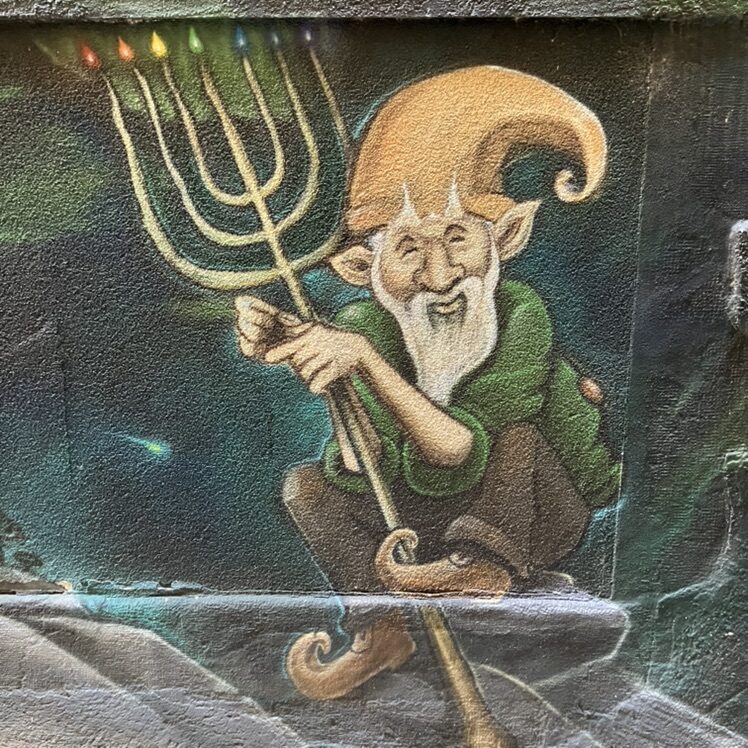 Undergrowth in Shades of Green — Street art in Neuchâtel