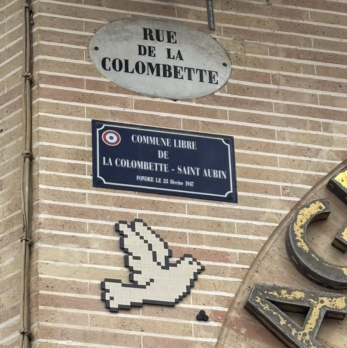 Colombe de la rue de la Colombette — Street art de Mifamosa à Toulouse