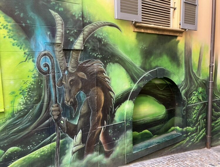 Undergrowth in Shades of Green — Street art in Neuchâtel
