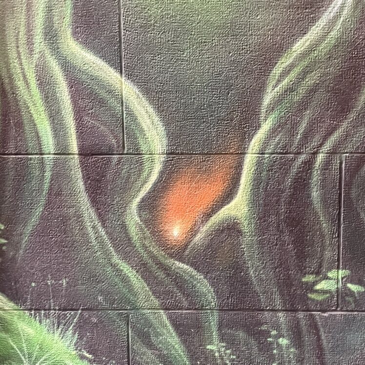 Undergrowth in Shades of Green — Street art in Neuchâtel