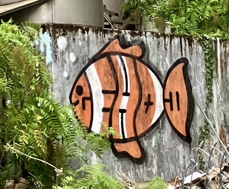 The clownfish — Street art in Neuchâtel